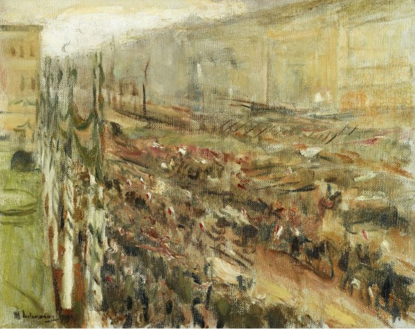 Entrance of the Troops into Pariser Platz by Max Liebermann